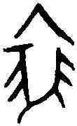 裘,一期 後下 八·八,書法字典